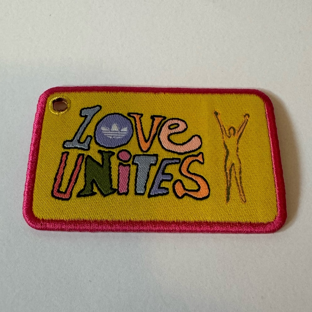 Adidas “Love Unites” Iron On Patch